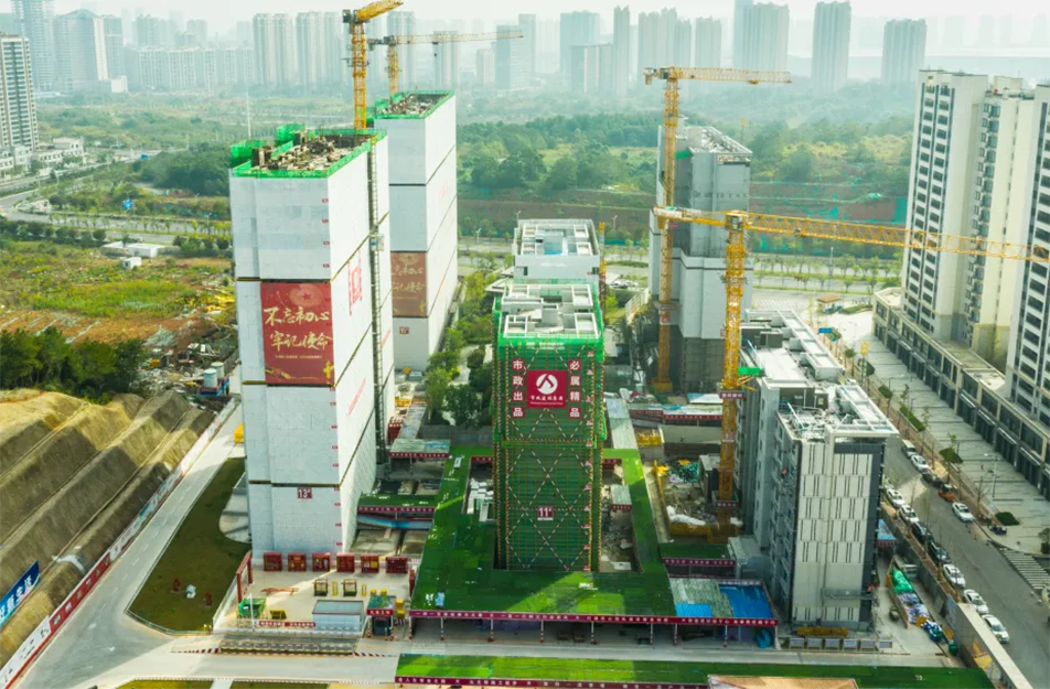 南昌市政建設集團有限公司聯(lián)發(fā)悅尚居項目(聯(lián)發(fā)九龍和悅)全面封頂 南昌市政建設集團有限公司聯(lián)發(fā)悅尚居項目(聯(lián)發(fā)九龍和悅)全面封頂
